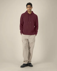 Sweat à capuche coton recyclé Stanley/Stella Gamechanger à personnaliser - Burgundy