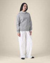 Sweat à capuche coton recyclé Stanley/Stella Gamechanger à personnaliser - Heather Grey