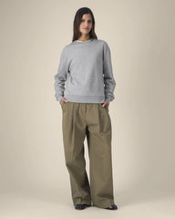 Sweat-shirt unisexe coton recyclé Stanley/Stella à personnaliser - Heather Grey