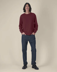 Sweat-shirt unisexe coton recyclé Stanley/Stella à personnaliser - Burgundy