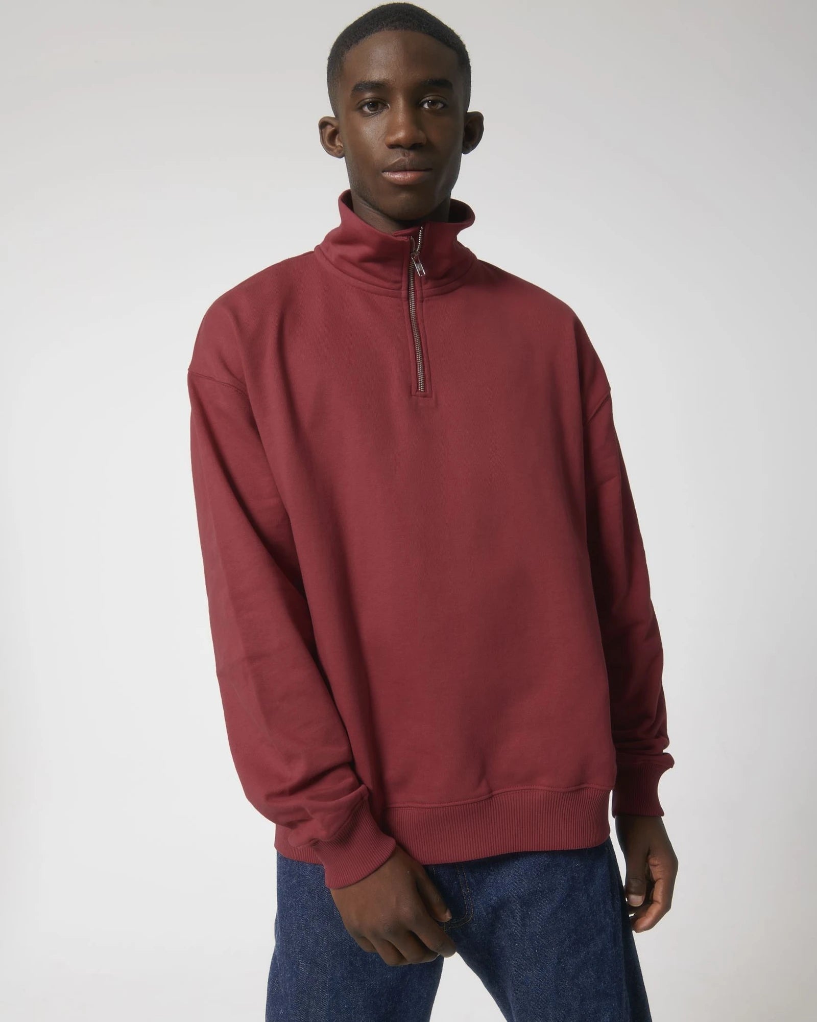 Sweat-shirt unisexe coton bio Stanley/Stella Miller à personnaliser - Red Earth