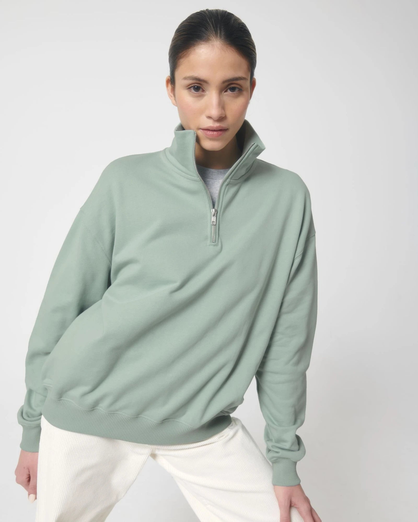 Sweat-shirt unisexe coton bio Stanley/Stella Miller à personnaliser - Aloe
