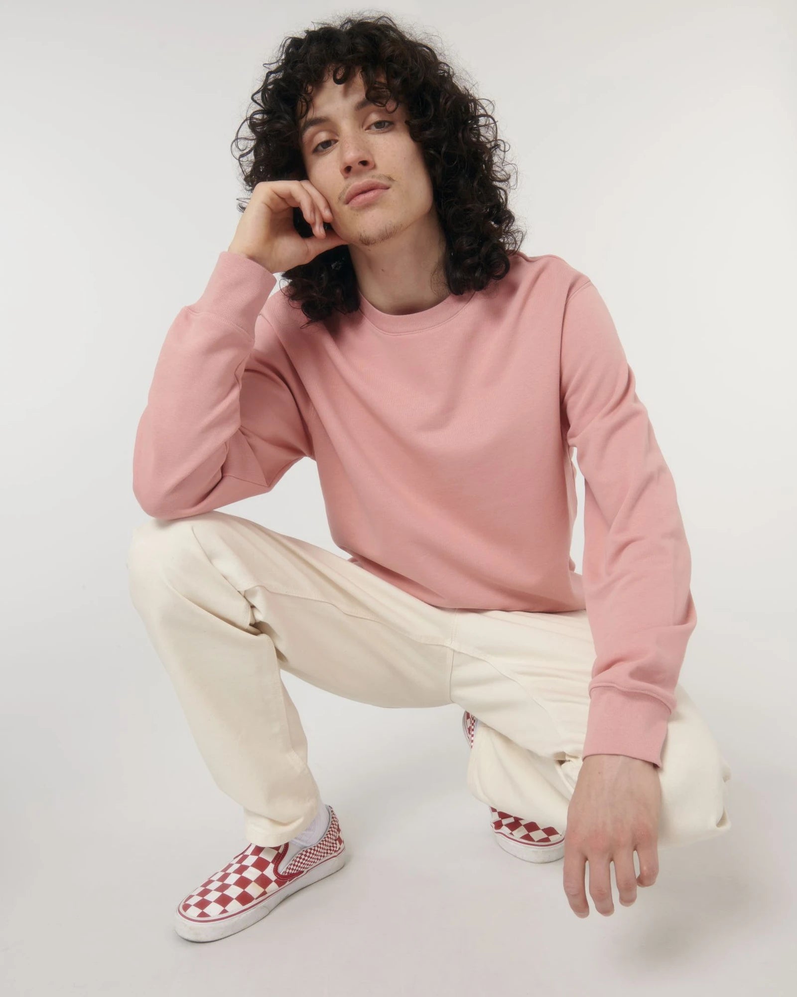 Sweat-shirt unisexe coton bio Stanley/Stella Matcher à personnaliser - Canyon Pink