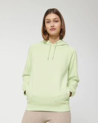 Sweat-shirt à capuche coton bio Stanley/Stella Sider à personnaliser - Stem Green