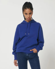 Sweat à capuche unisexe coton bio Stanley/Stella Slammer à personnaliser - Worker Blue