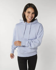 Sweat à capuche unisexe coton bio Stanley/Stella Slammer à personnaliser - Serene Blue