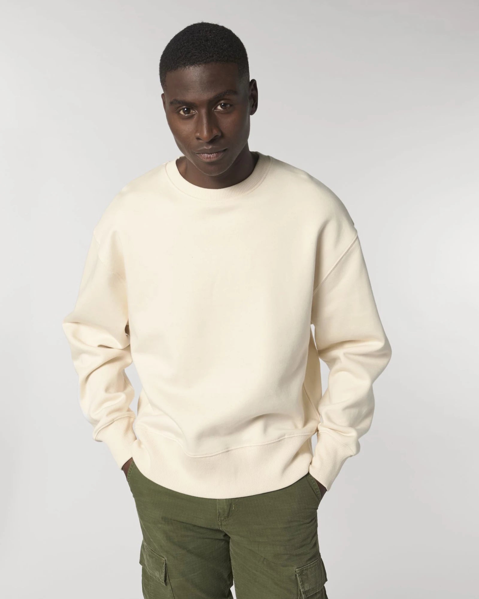 Sweat unisexe coton bio Stanley/Stella Radder à personnaliser - Natural Raw