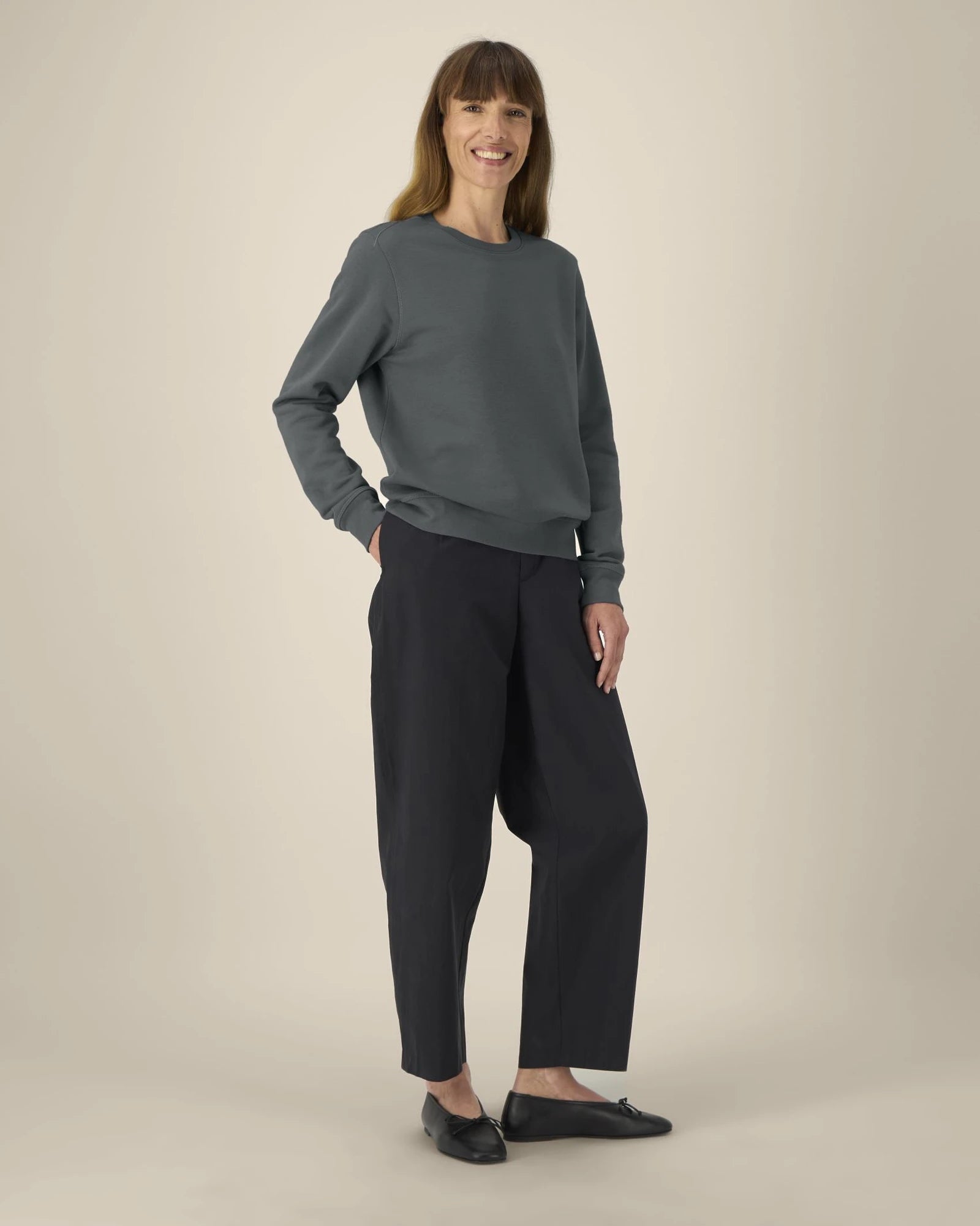 Sweat-shirt unisexe coton bio Stanley/Stella Roller à personnaliser - Anthracite