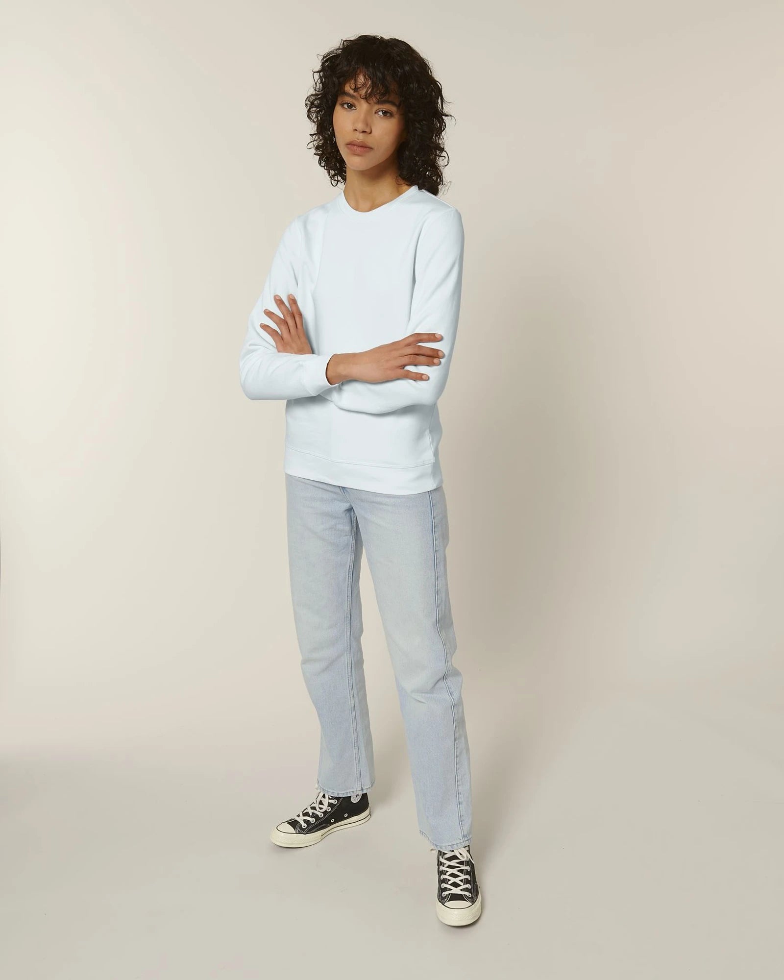 Sweat-shirt unisexe coton bio Stanley/Stella Roller à personnaliser - Blue Ice