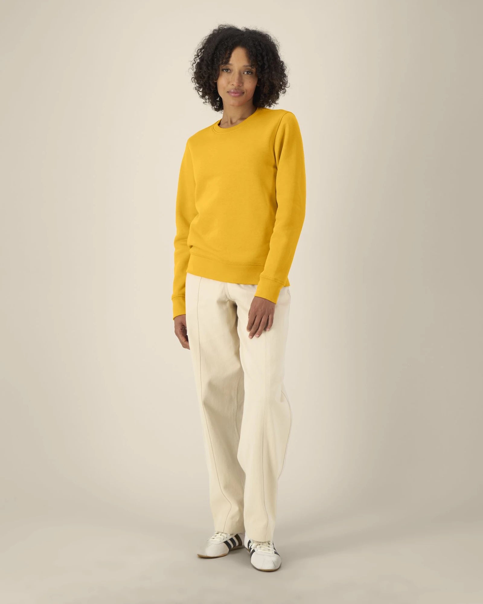 Sweat-shirt unisexe coton bio Stanley/Stella Roller à personnaliser - Spectra Yellow