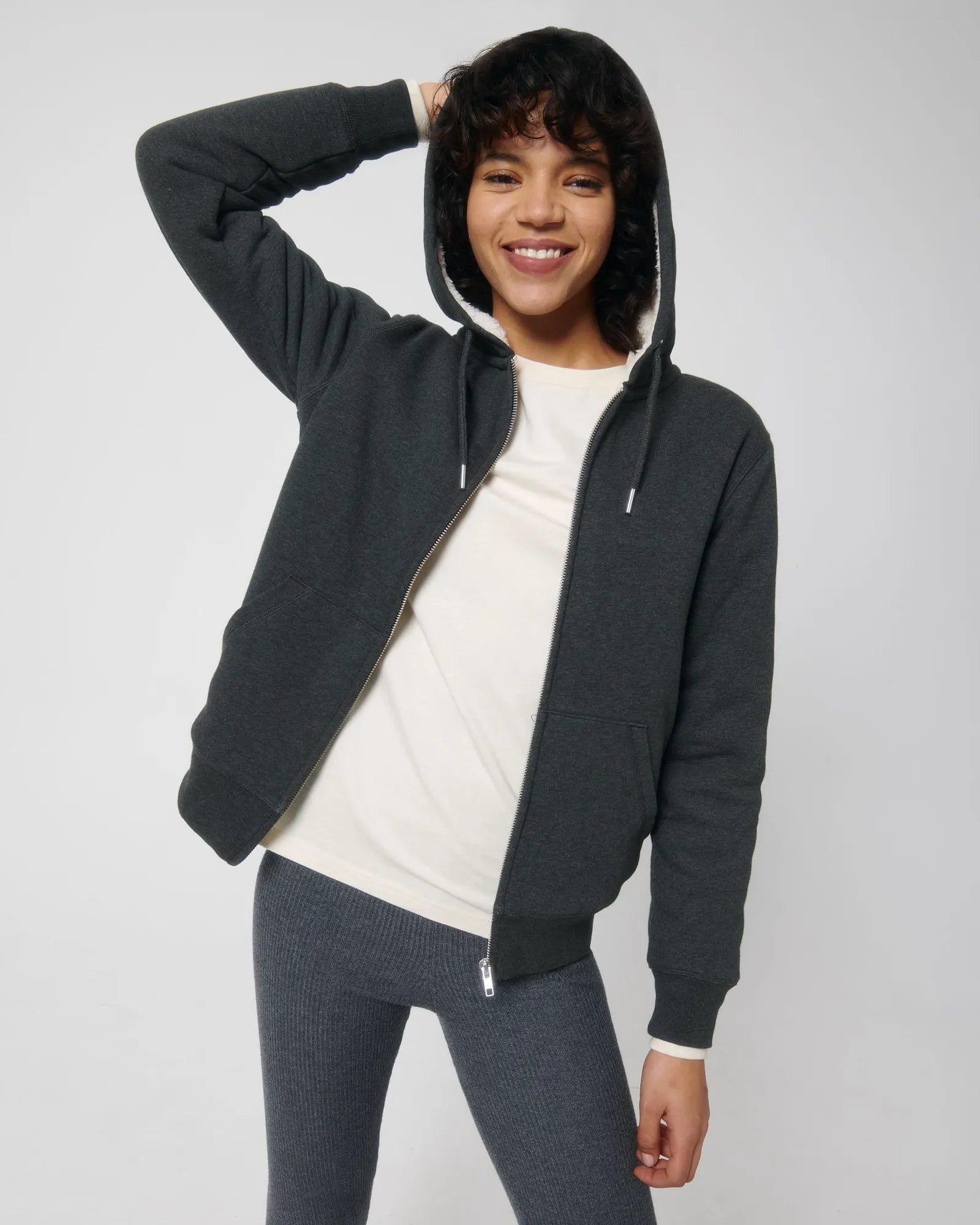 Sweat à capuche zippé unisexe Stanley/Stella Hygger à personnaliser - 20