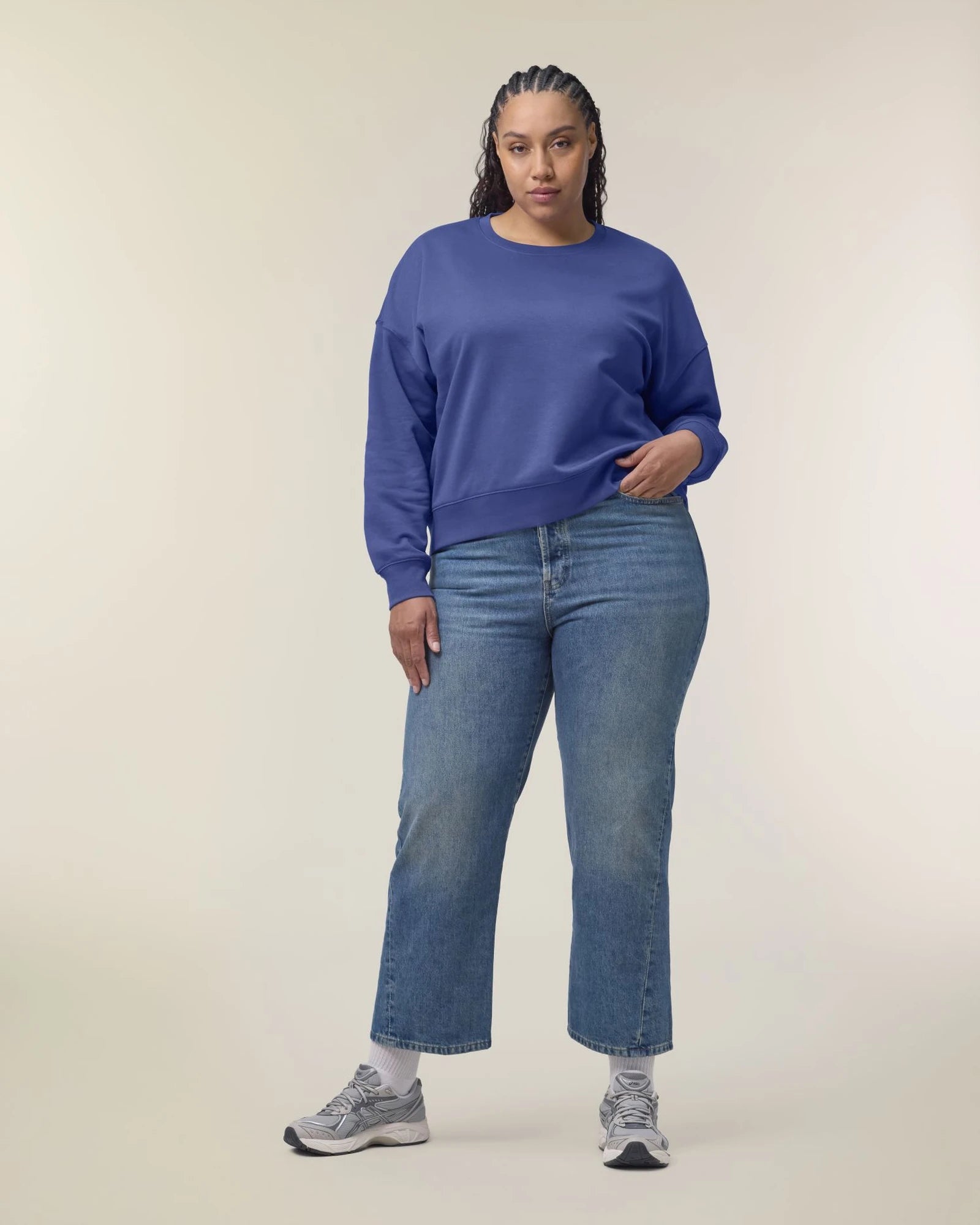 Sweat-shirt femme coton bio Stanley/Stella Alma à personnaliser - Dusk