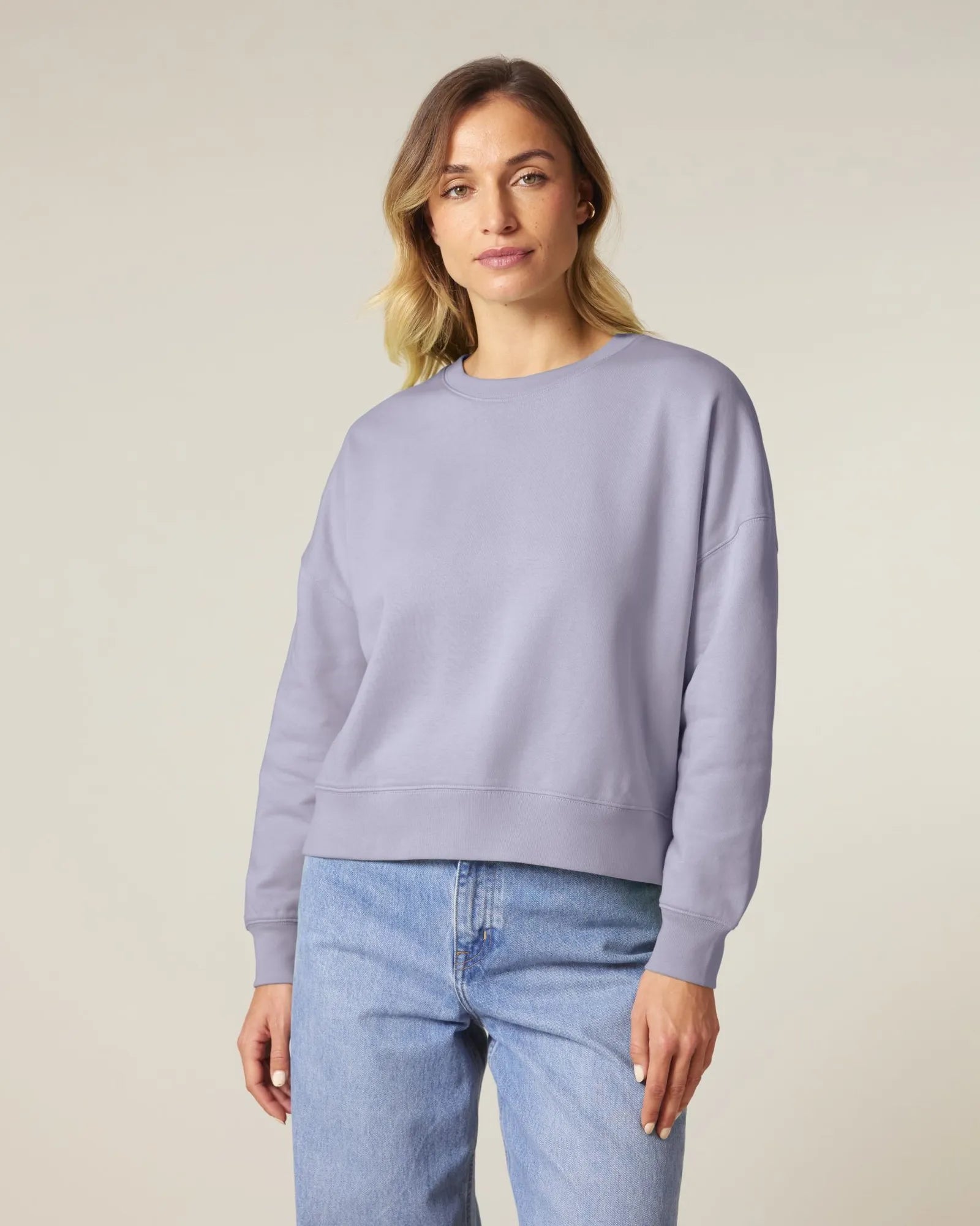 Sweat-shirt femme coton bio Stanley/Stella Alma à personnaliser - Lavender