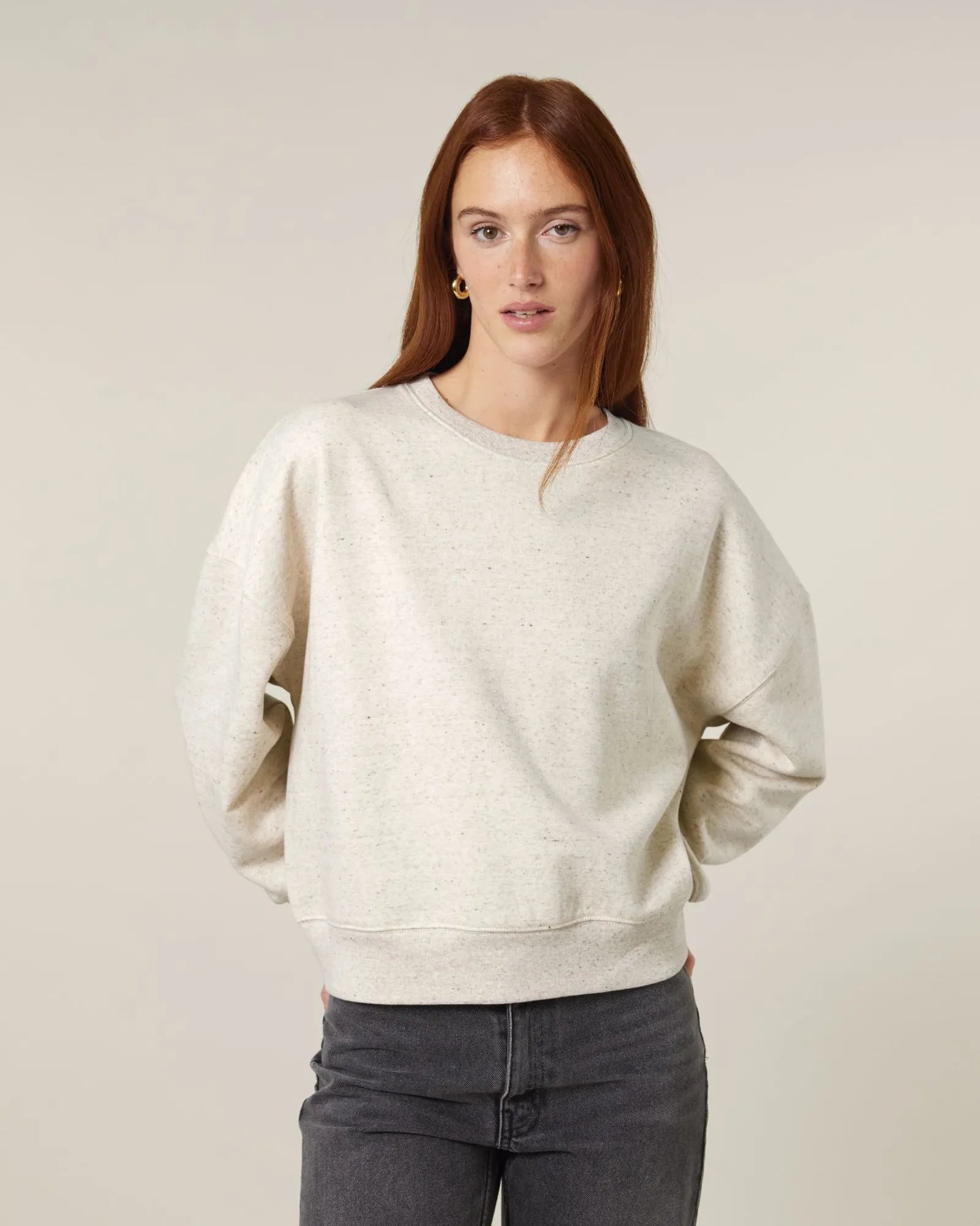 Sweat-shirt femme coton bio Stanley/Stella Alma à personnaliser - Eco Heather