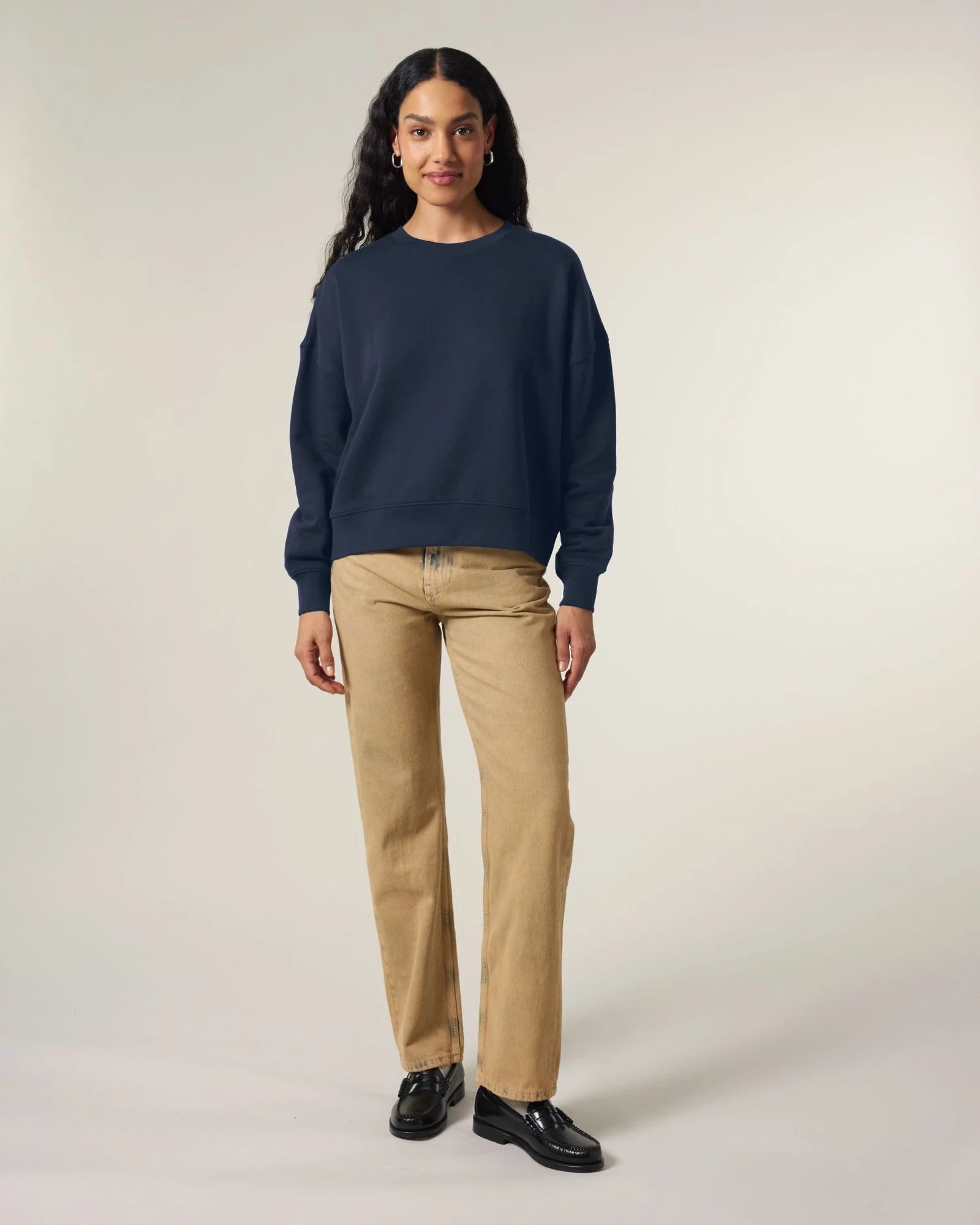 Sweat-shirt femme coton bio Stanley/Stella Alma à personnaliser - French Navy