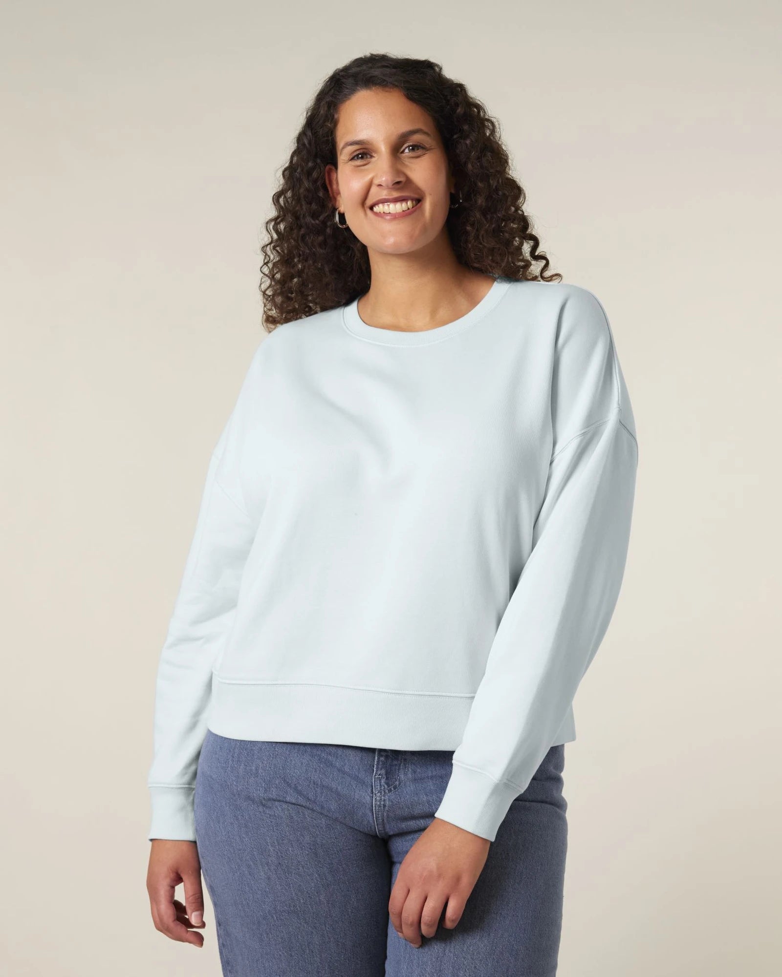 Sweat-shirt femme coton bio Stanley/Stella Alma à personnaliser - Blue Ice