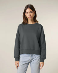 Sweat-shirt femme coton bio Stanley/Stella Alma à personnaliser - Anthracite