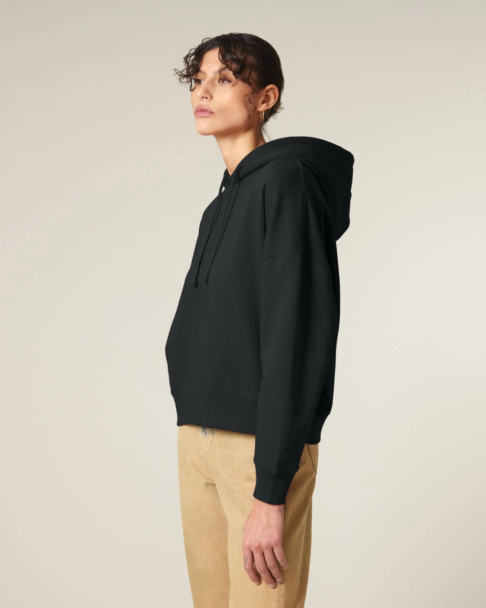 Sweat à capuche femme Stanley/Stella Nora à personnaliser - Black