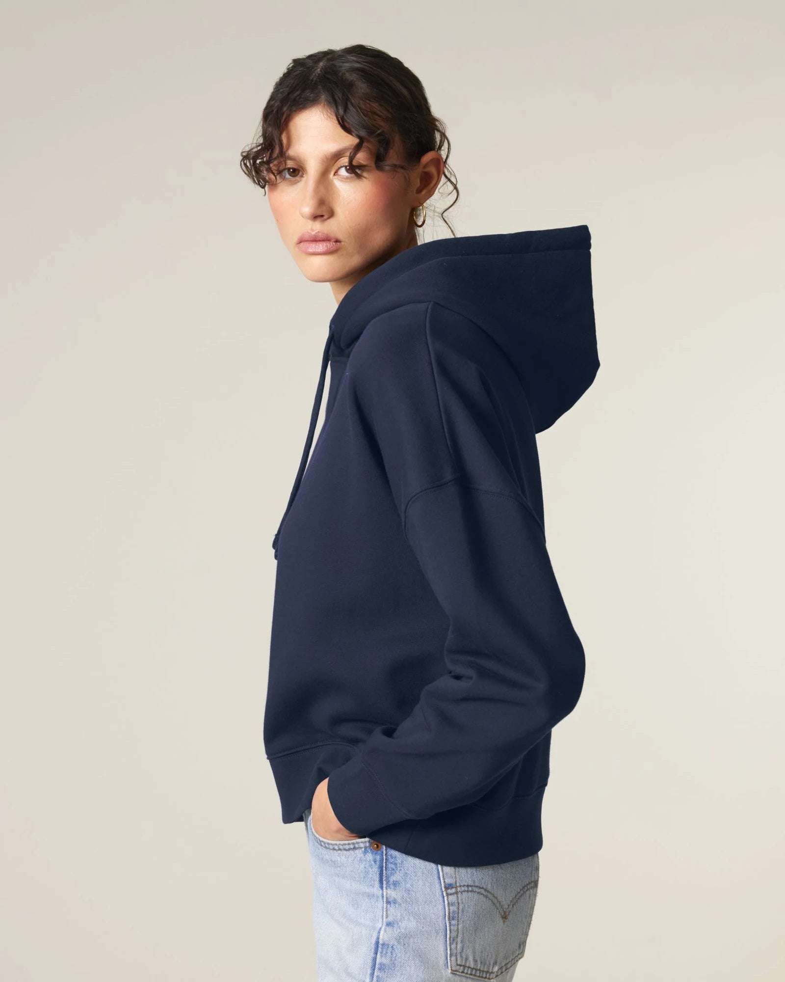 Sweat à capuche femme Stanley/Stella Nora à personnaliser - French Navy
