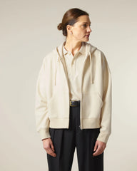 Sweat à capuche zippé coton bio Stanley/Stella Ida à personnaliser - Natural Raw