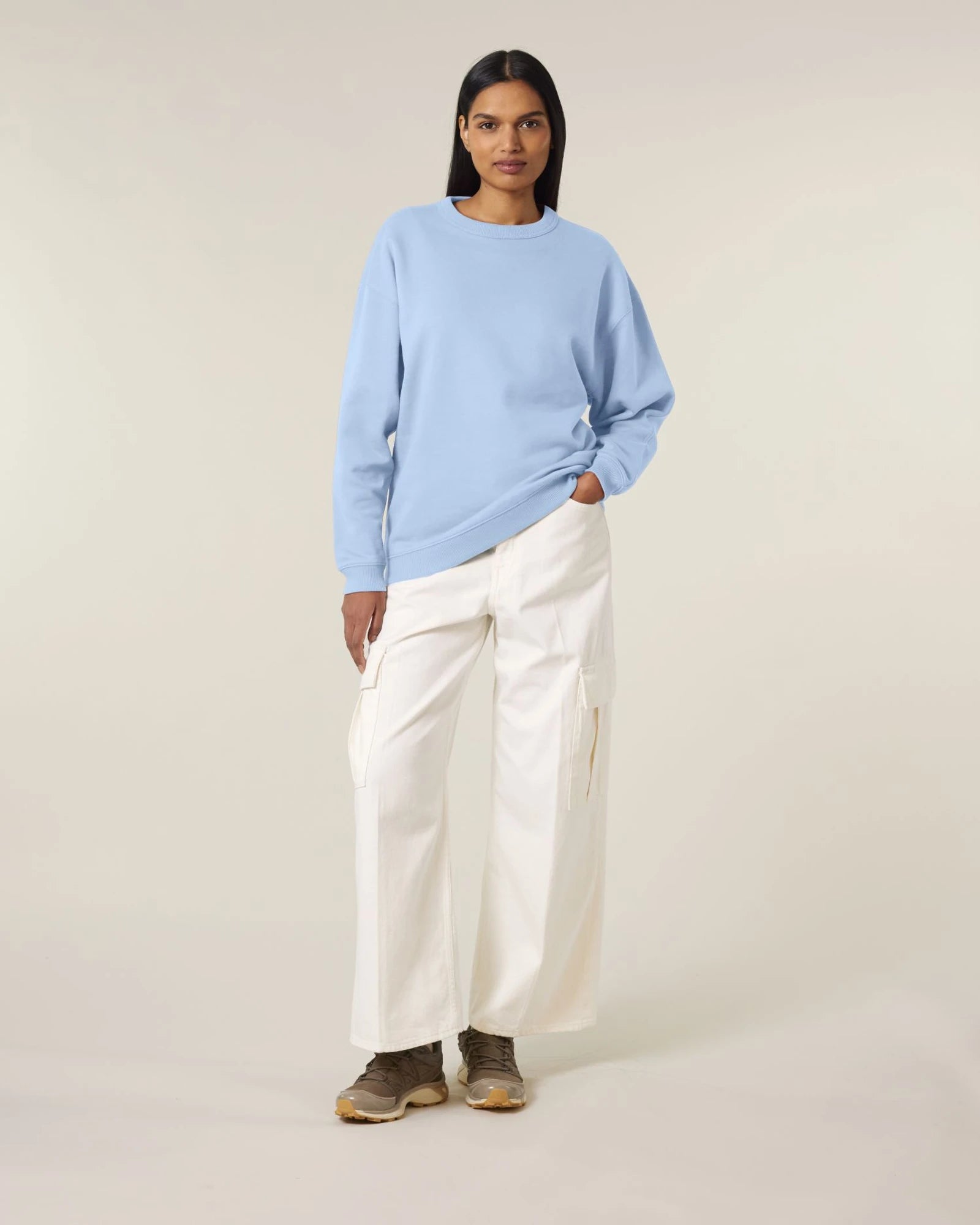 Sweat-shirt femme bio Stanley/Stella Paloma à personnaliser - Blue Soul