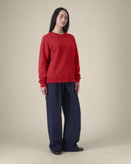 Sweat-shirt col rond coton recyclé Stanley/Stella Thinker à personnaliser - Red