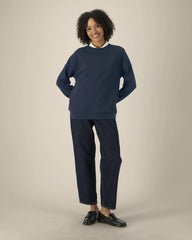 Sweat-shirt col rond coton recyclé Stanley/Stella Thinker à personnaliser - French Navy