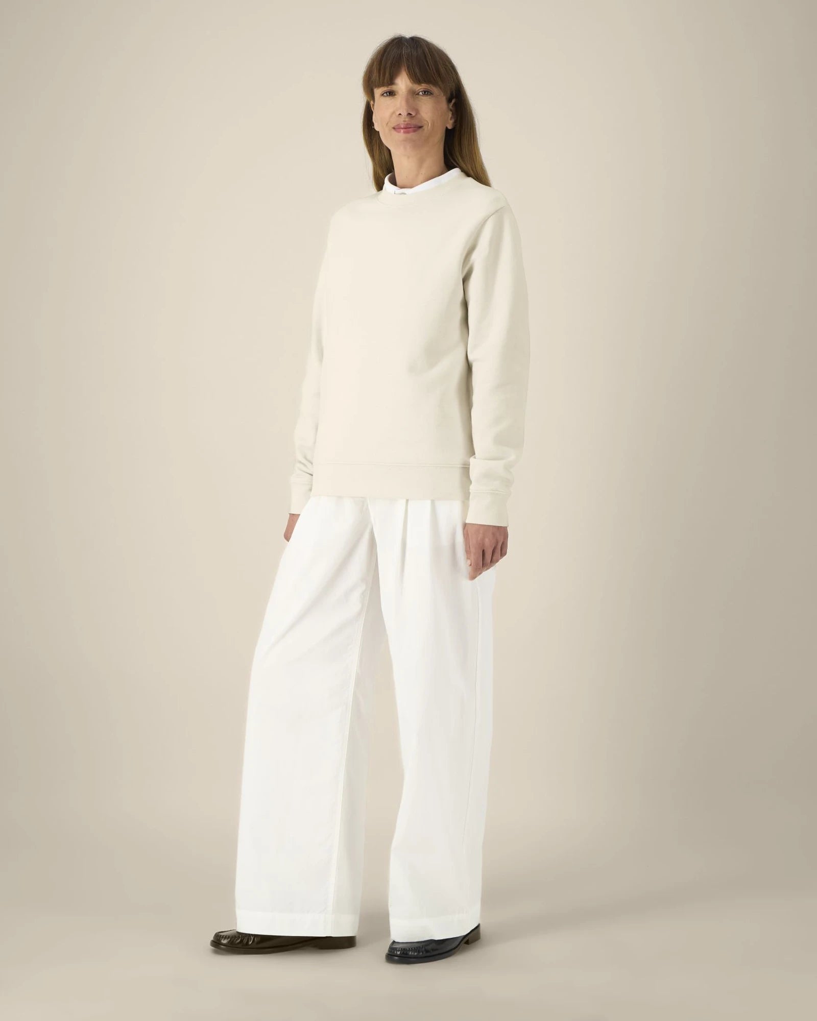 Sweat-shirt col rond coton recyclé Stanley/Stella Thinker à personnaliser - Natural Raw