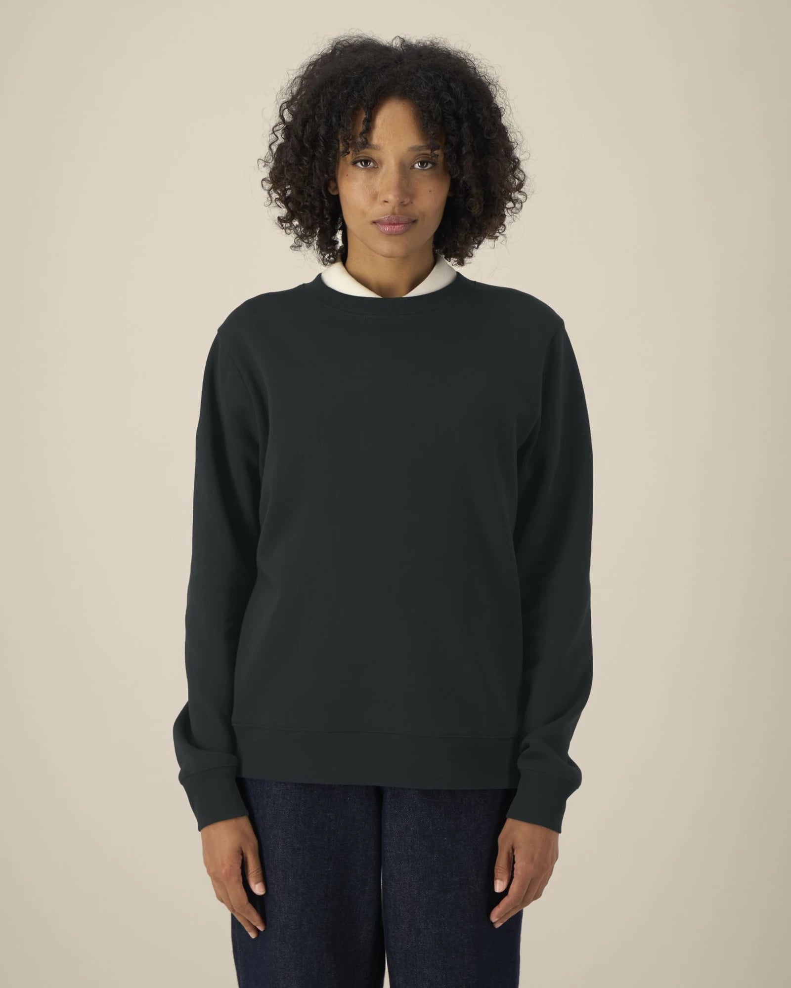 Sweat-shirt col rond coton recyclé Stanley/Stella Thinker à personnaliser - 1