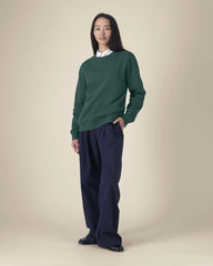 Sweat-shirt col rond coton recyclé Stanley/Stella Thinker à personnaliser - Glazed Green