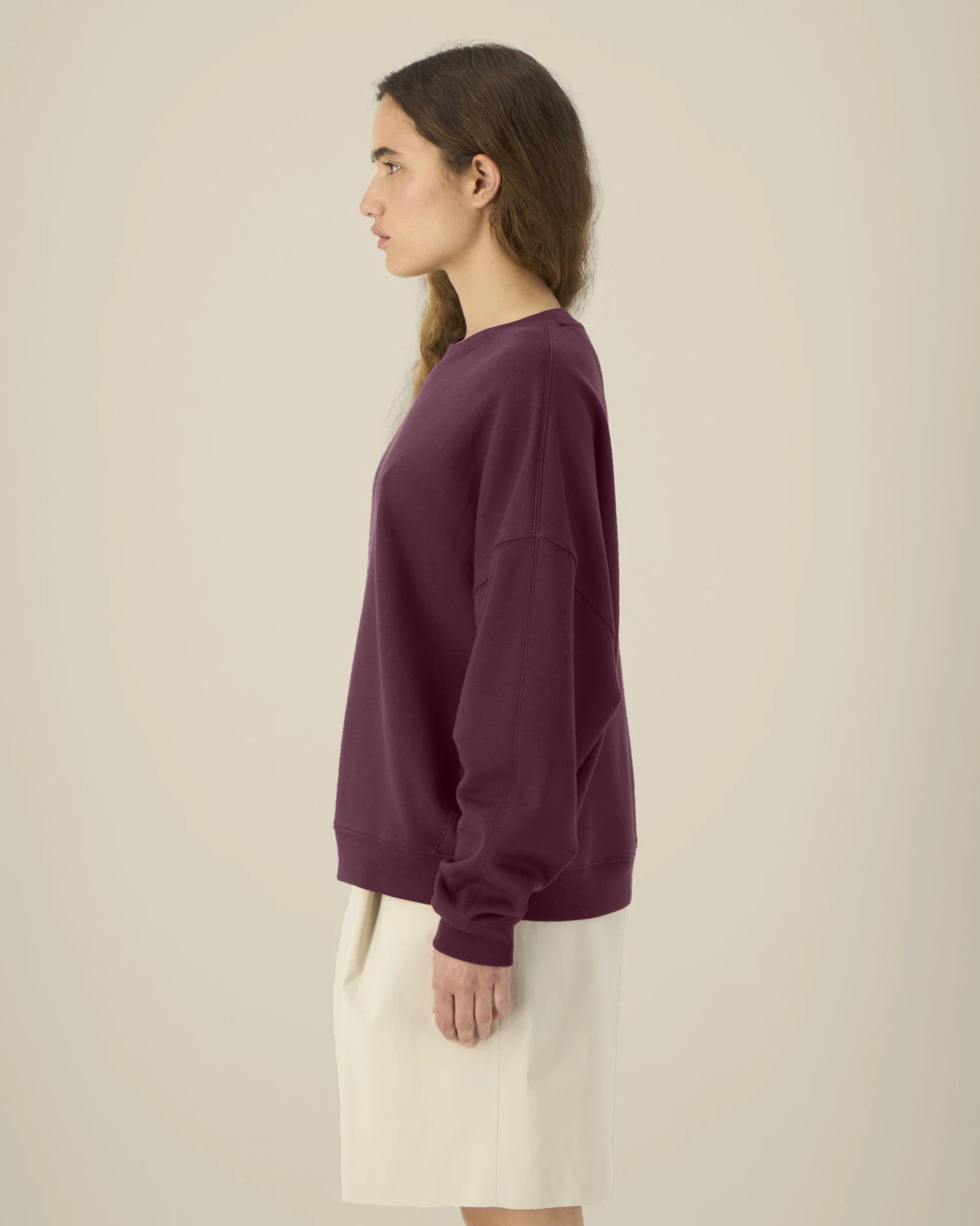 Sweat-shirt col rond coton bio Stanley/Stella Lianna à personnaliser - 1