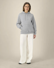 Sweat à capuche coton recyclé Stanley/Stella Gamechanger à personnaliser - Heather Grey