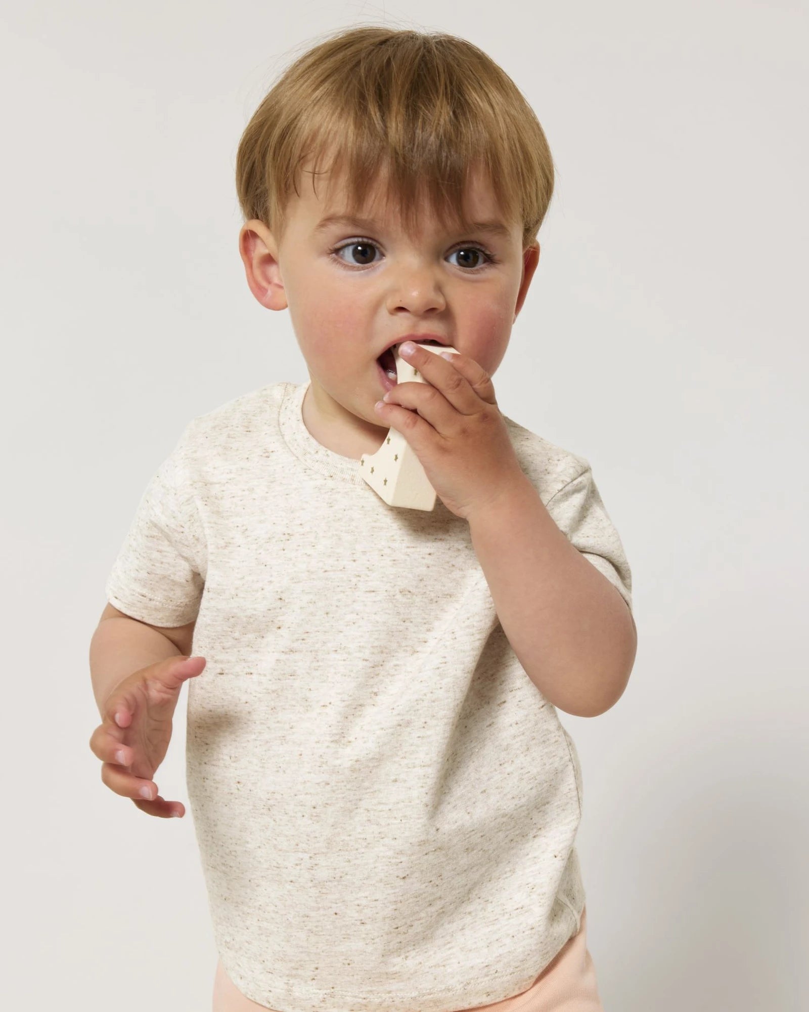 T-shirt bébé coton bio Stanley/Stella Iconic à personnaliser - Eco Heather