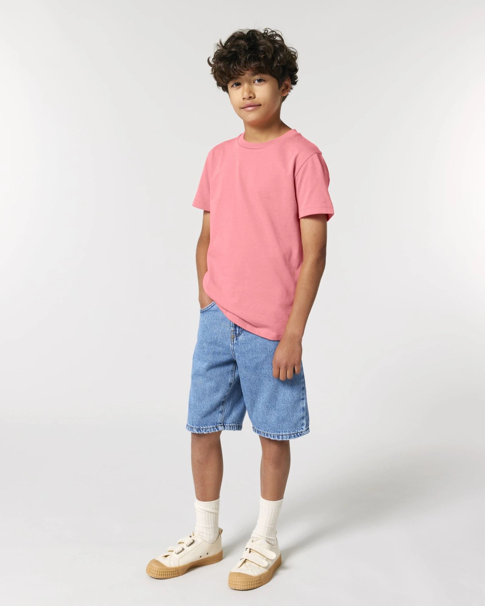 T-shirt enfant coton bio Stanley/Stella Mini Creator à personnaliser - Pink Joy