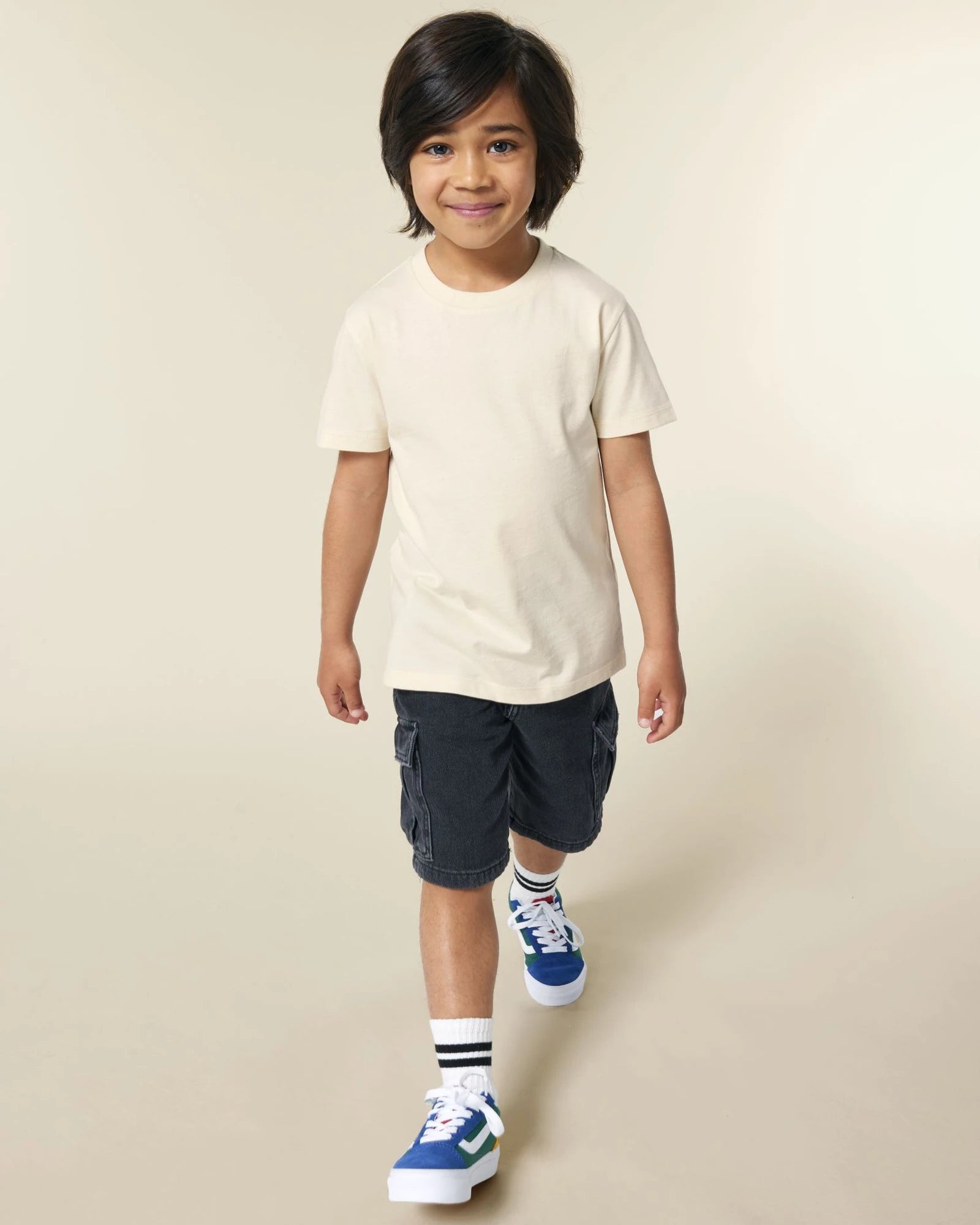 T-shirt enfant coton bio Stanley/Stella Mini Creator à personnaliser - Natural Raw