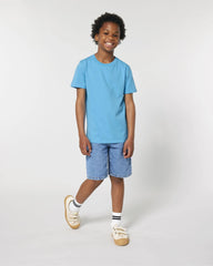 T-shirt enfant coton bio Stanley/Stella Mini Creator à personnaliser - Aqua Blue
