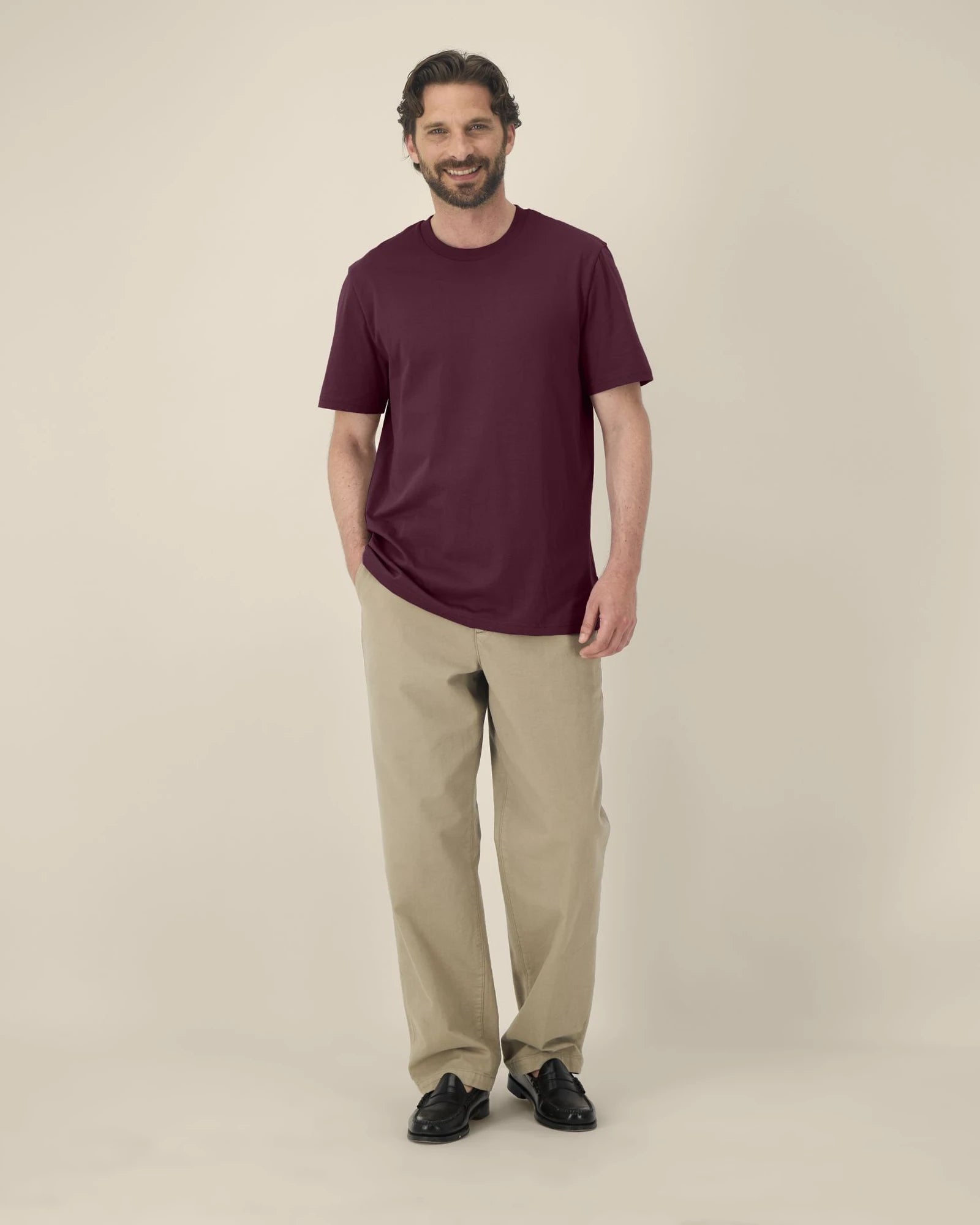 T-shirt coton bio Stanley/Stella Creator 2.0 à personnaliser - Deep Plum