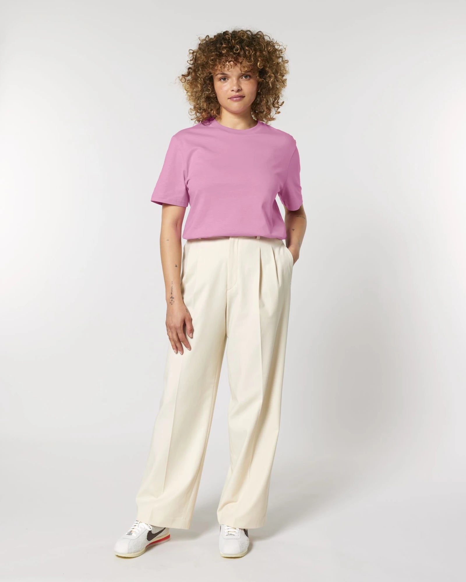 T-shirt coton bio Stanley/Stella Creator 2.0 à personnaliser - Bubble Pink