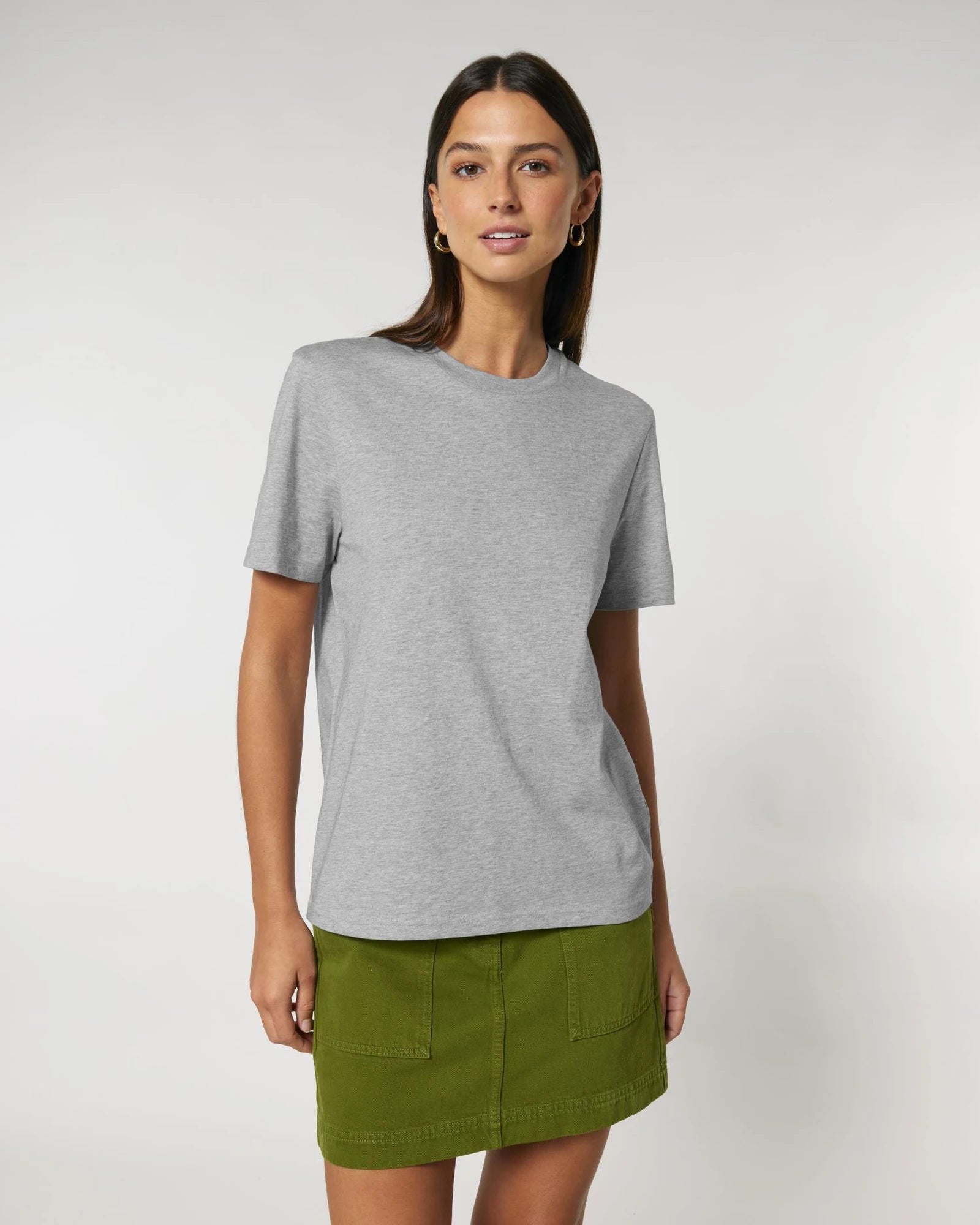 T-shirt coton bio Stanley/Stella Creator 2.0 à personnaliser - Heather Grey