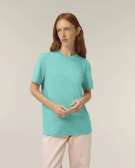 T-shirt coton bio Stanley/Stella Creator 2.0 à personnaliser - Pool Blue