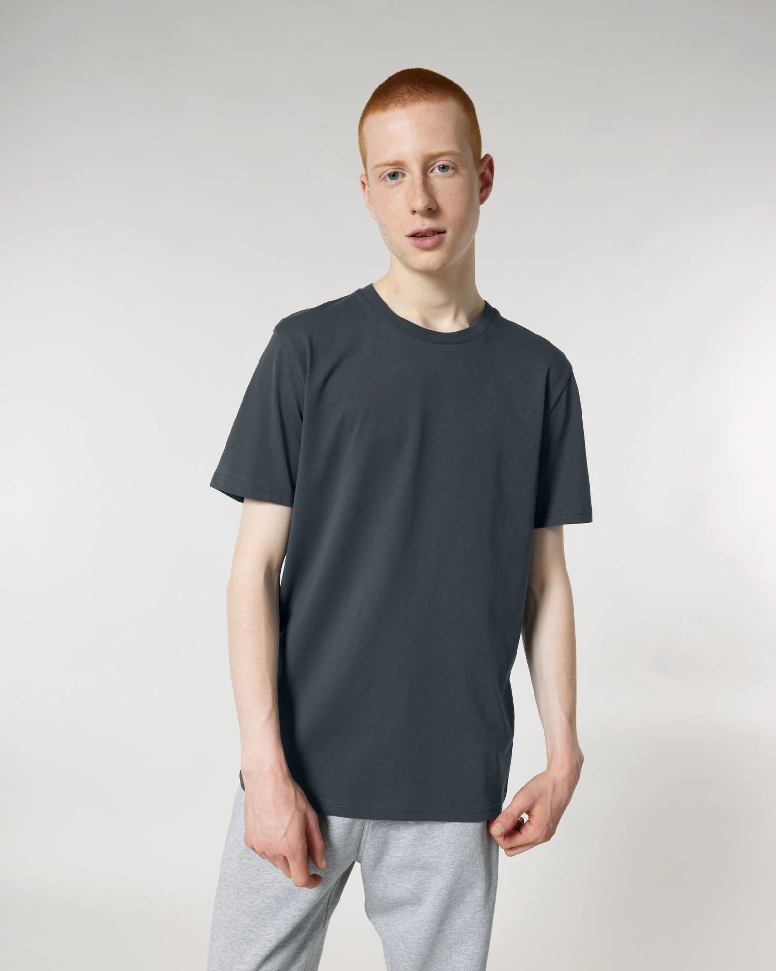 T-shirt coton bio Stanley/Stella Crafter à personnaliser - India Ink Grey