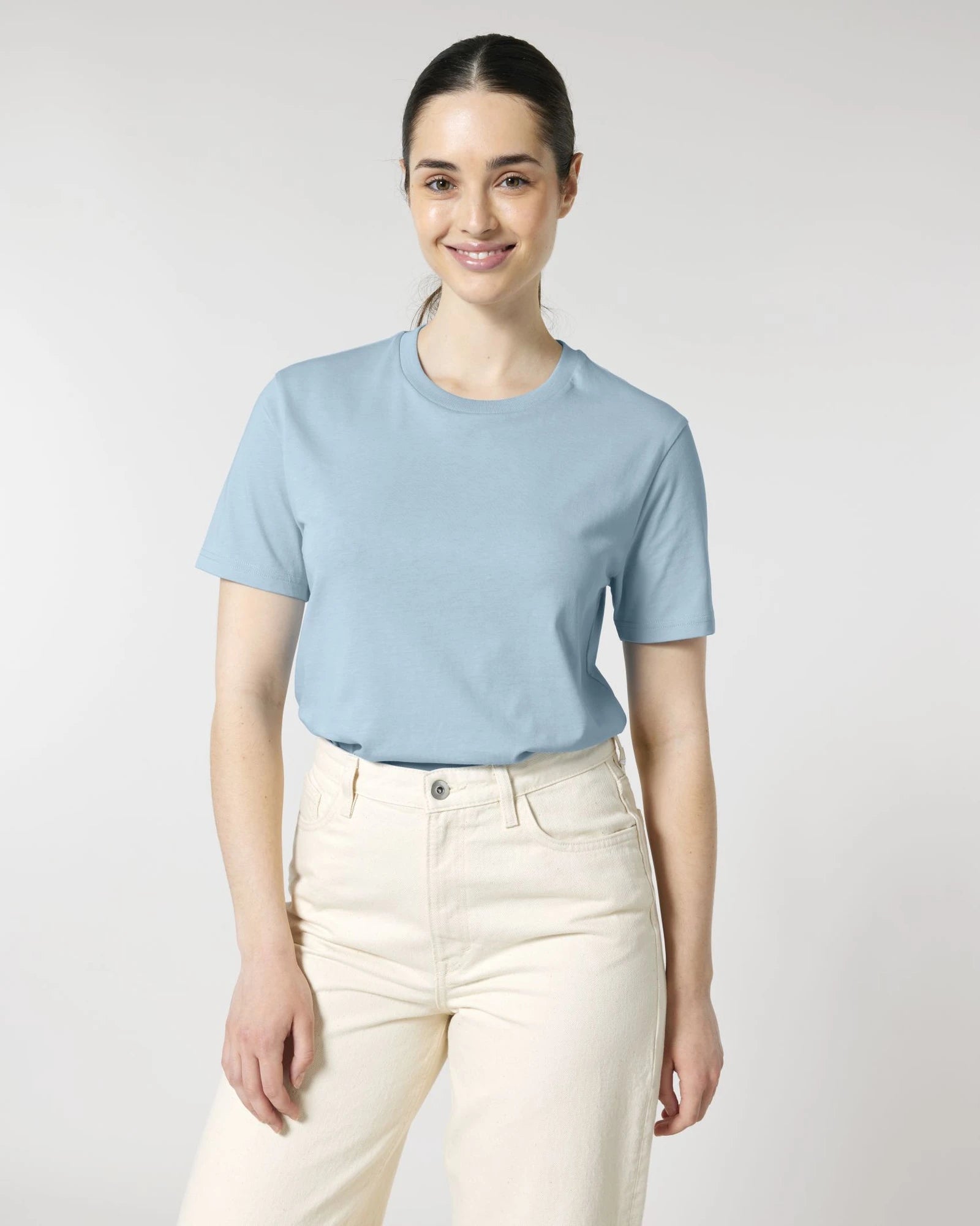T-shirt coton bio Stanley/Stella Crafter à personnaliser - Sky Blue