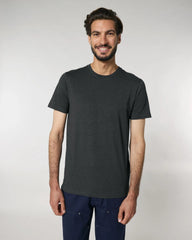T-shirt coton bio Stanley/Stella Crafter à personnaliser - Dark Heather Grey