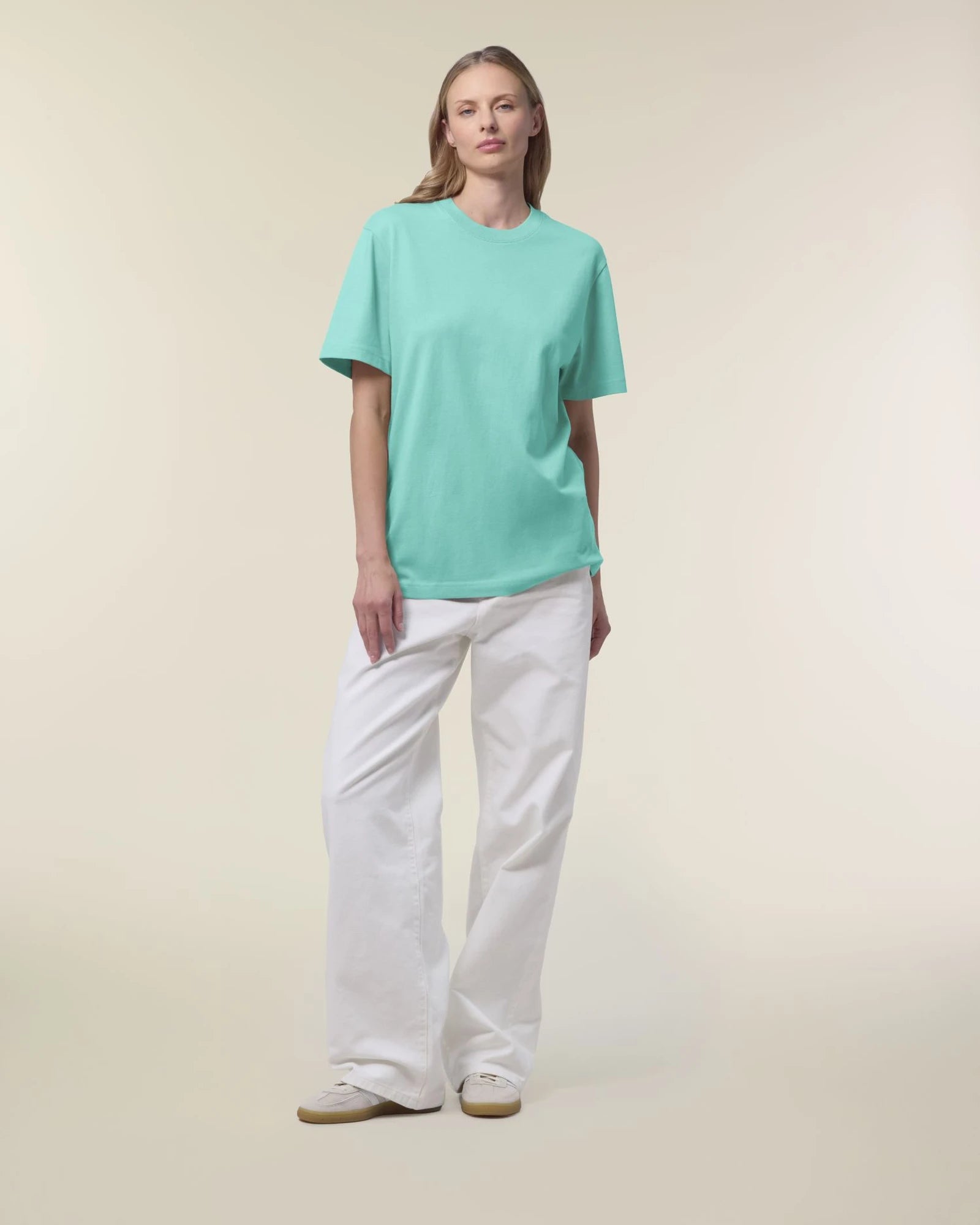 T-shirt coton bio Stanley/Stella Sparker 2.0 à personnaliser - Pool Blue