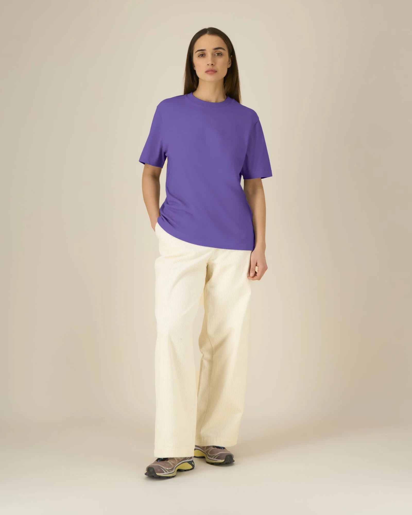 T-shirt coton bio Stanley/Stella Sparker 2.0 à personnaliser - Purple Love