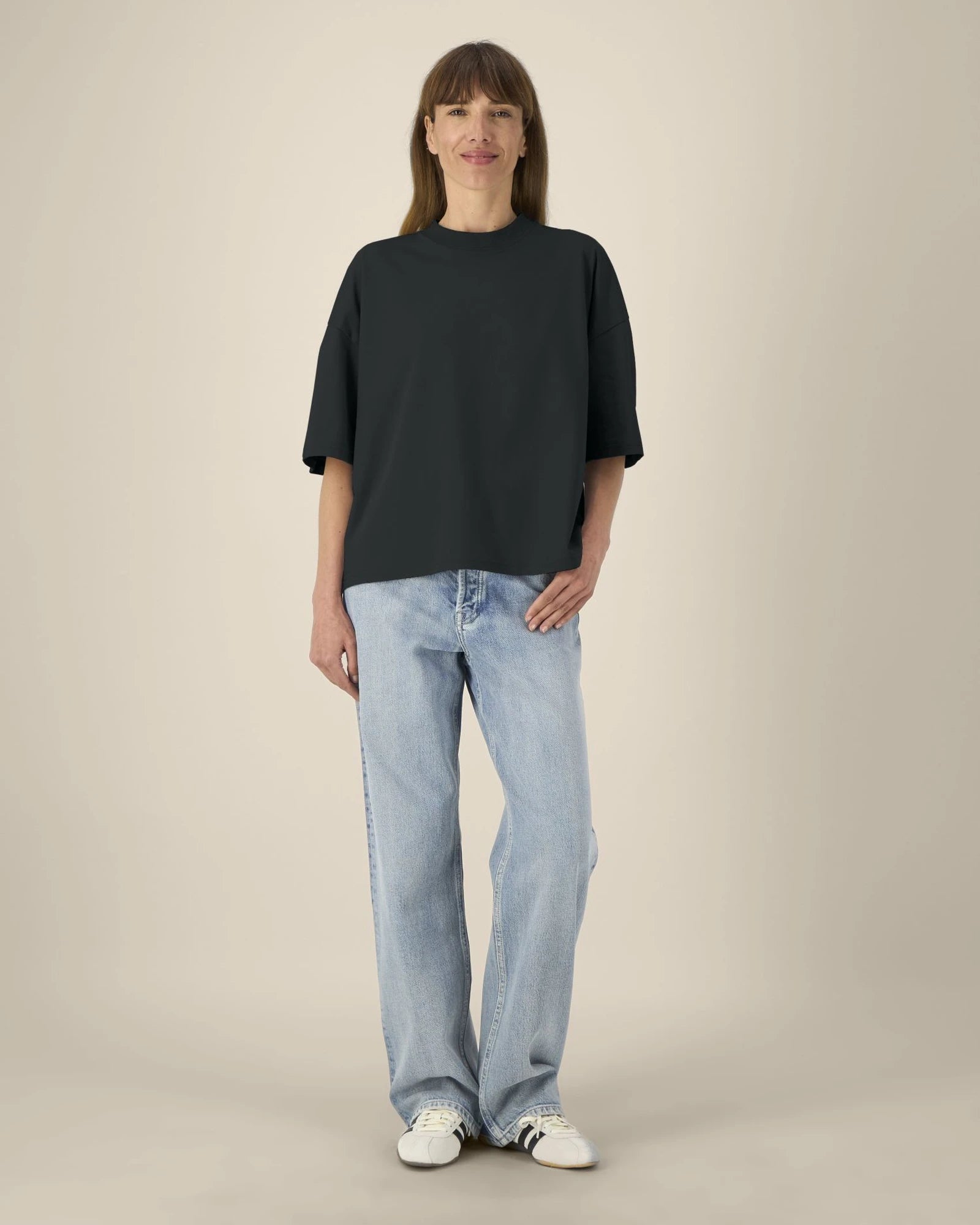 T-shirt unisexe coton recyclé Stanley/Stella Hypster à personnaliser - Black