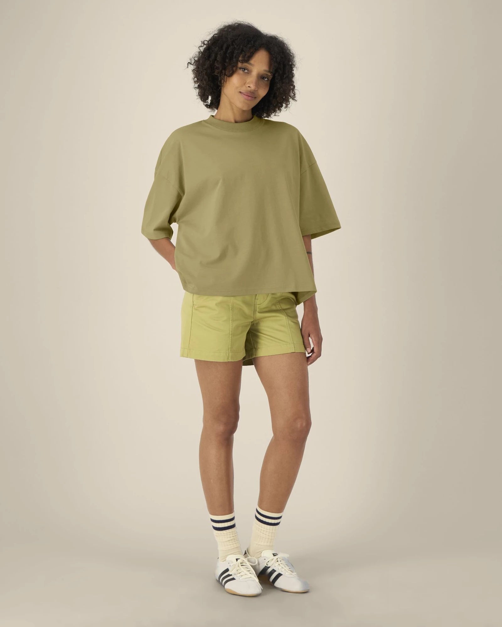 T-shirt unisexe coton recyclé Stanley/Stella Hypster à personnaliser - Faded Olive