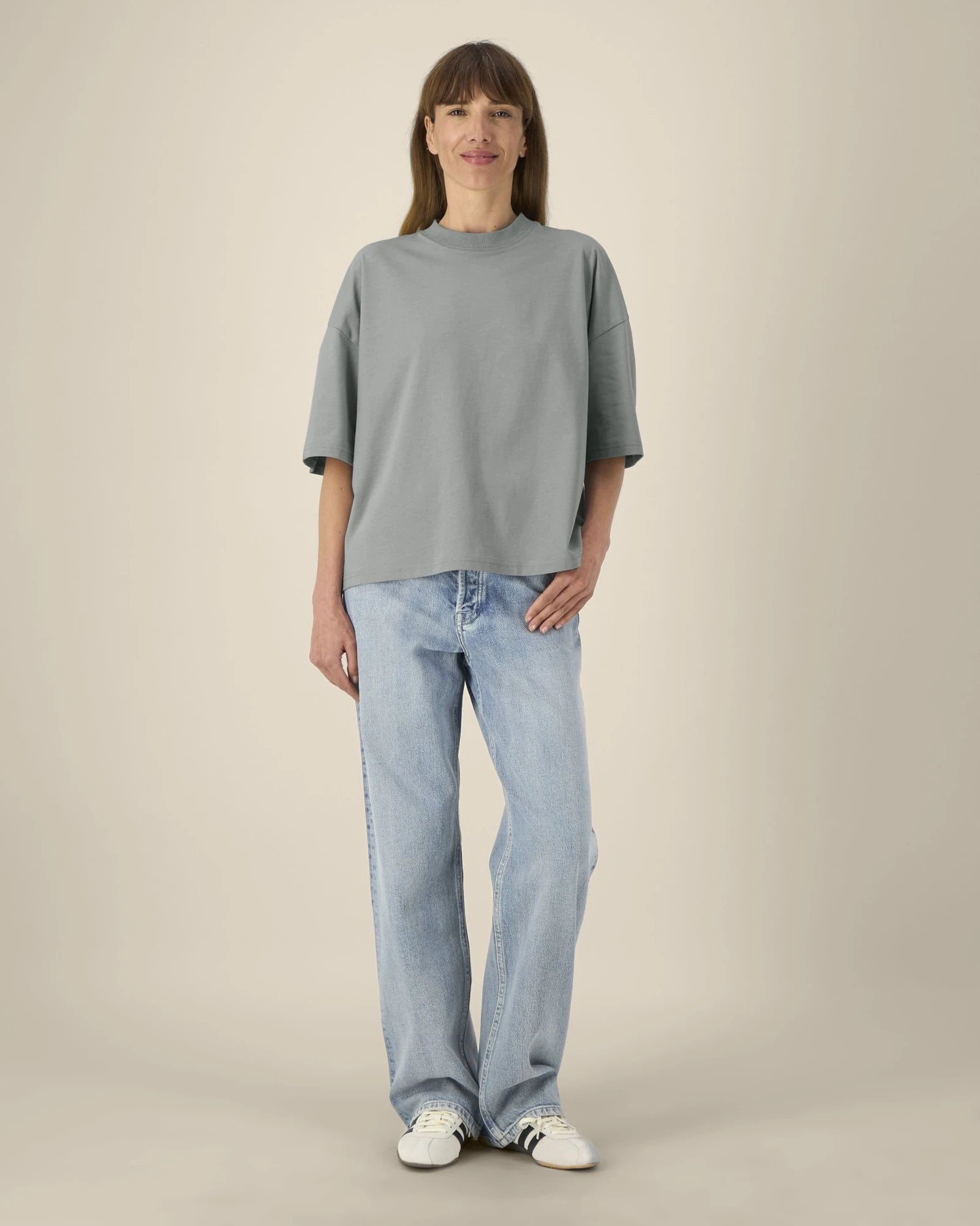 T-shirt unisexe coton recyclé Stanley/Stella Hypster à personnaliser - Misty Grey