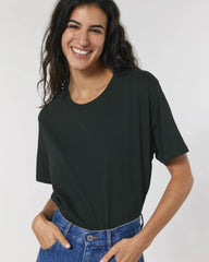 T-shirt coton bio Stanley/Stella Rocker à personnaliser - Black