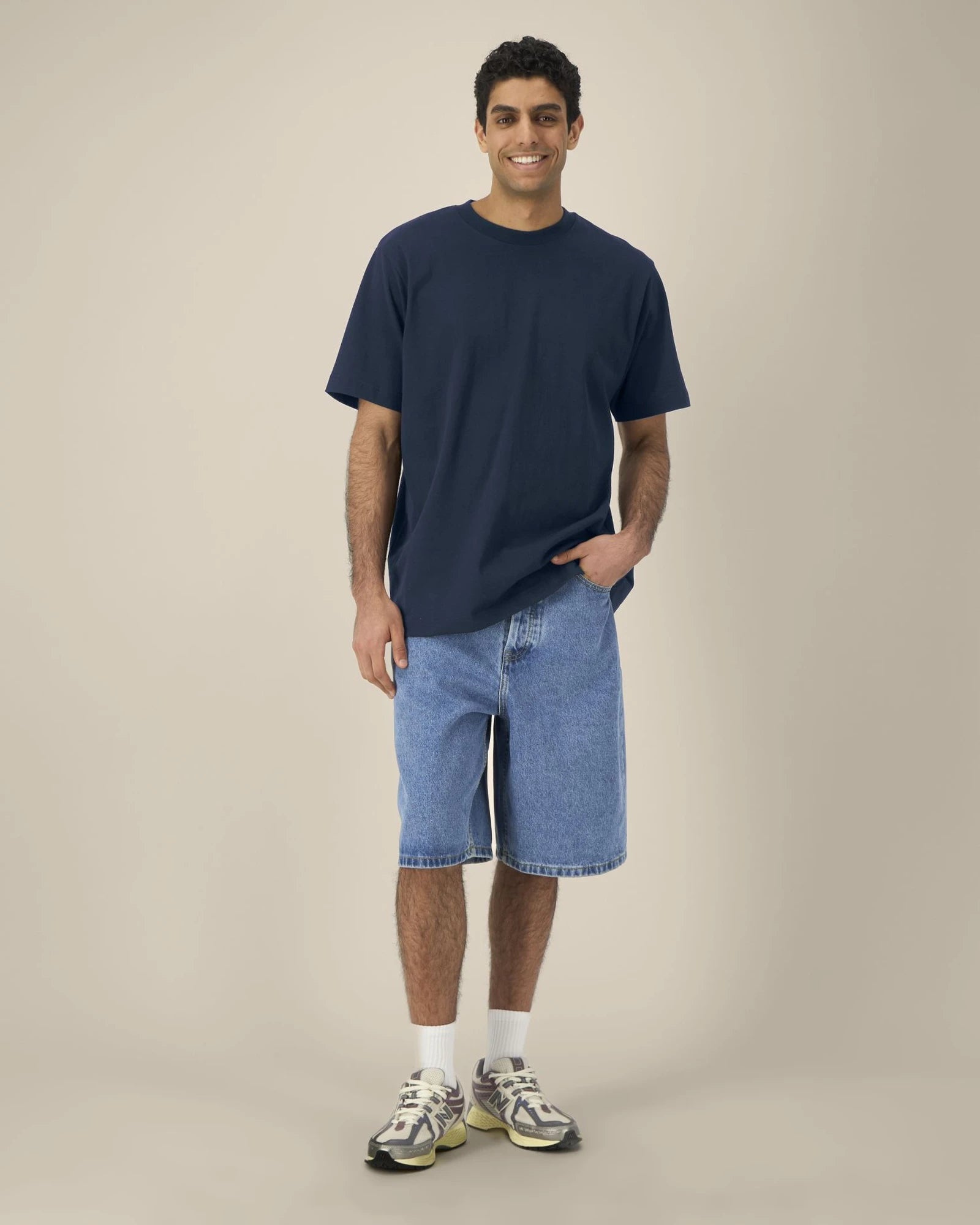 T-shirt coton bio Stanley/Stella Freestyler à personnaliser - French Navy